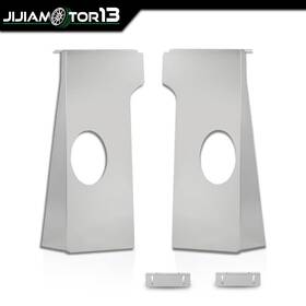 Jijia0222-6 Jijiamotor13 Fit For 55-59 Chevy / Gmc Big Window Cab Corner 6x9 Speaker Brackets Silver