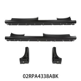 Jijia050508 Jijiamotor13 Fit For 2014-2018 Chevy Gmc Pickup Slip-on Rocker Cab Corner 4 Door Ext