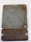 25325 Job 6850 Fisher Body Number Buick Tags