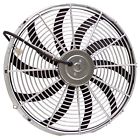 K47874 Rod Temp Solutions Chrome Electric Cooling Fan Reversable Puller Pusher