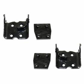 Llx-pair-gm1360103-cl360a74 Karparts360 For Chevy Tahoe 2000-2006 Door Hinge Driver And Passenger Side Pair Front