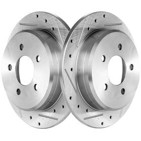 19767 Keystone Automotive Operations Left Or Right Rear For 1998-2002 Ford Ranger New Disc Brake Rotor 2pc Cast Iron