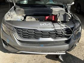 104-11419c Kia Grille Upper Hexagon Pattern Design Fits 22-23 Seltos 4894322