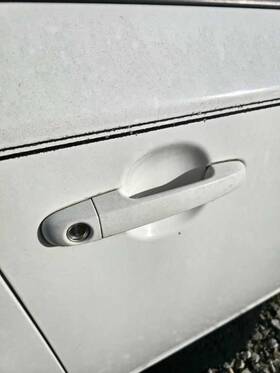 129-50645br Kia White Passenger Door Handle Exterior Assembly Painted 10-13 Forte 361495