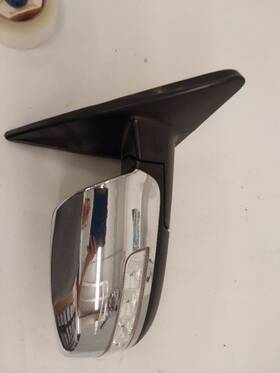 876201u720 Kia 2014-2015 Sorento Passenger Side View Mirror Power Fold Turn Signal Chrome