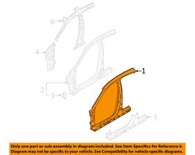 71120l3a00 Kia Oem 21-24 K5 Pillars Rocker Floor Aperture Panel-aperture Panel