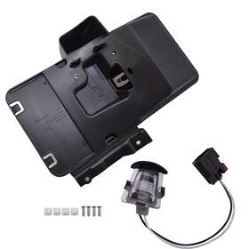 Law91542 Labwork Light Rear License Plate Mounting Holder For Jeep Wrangler Jk 2007-2017