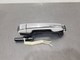 129-50876l Lexus 15 2015 Gx460 Exterior Rear Door Handle Left Driver White And Chrome