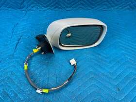 8793150460 Lexus Ls430 Passengers Side View Mirror White Pearl 072 2001-2006 Oem