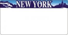License Plates Online 029741596016 Design It Yourself Custom New York Plate #2 - Ny2