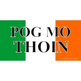 Lpo1066 License Plates Online Pog Mo Thoin On Irish Flag Photo Plate