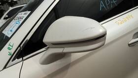 128-11190l Lincoln Driver Side View Mirror Power With Blind Spot Alert Fits 16-18 Mkx 1753853