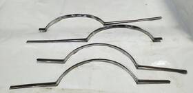 199.fd2u89 Lincoln 1989 Town Car Oem Set Of 4 Wheel Well Lip Quarter Trims