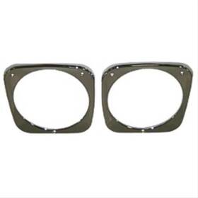 Gmk4142060642p Lkq Corp Goodmark 1963-1966 Chevy Gmc Truck Headlamp Bezels Pair