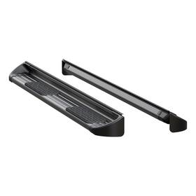 280744-581444 Luverne Black Stainless Steel Side Steps Truck Running Boards