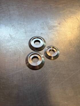 Mbw375-50 Madden Performance 3/8 Inch Billet Aluminum Washers 50x Hot Rods Offroad Engine Bay Made In Usa