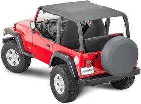 14300235 Mastertop Bimini Summer Soft Top Black Diamond Tj 1997-2006