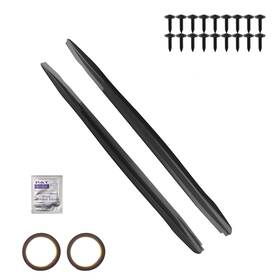 640liw Maxpeedingrods 2pcs Side Skirt Extension Panel For Cadillac Ats-v V6 3.6l 16-2019 Carbon Fiber