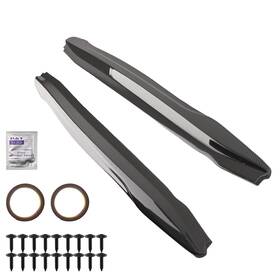 Krlbg3 Maxpeedingrods L And R Set Side Skirt Extension For Cadillac Ats-v V6 3.6l 2016-2019 Carbon Fiber