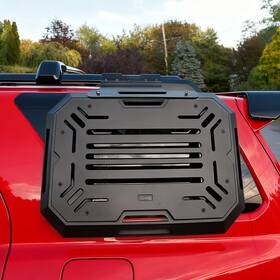 Maxzina 712636963399 Rear Side Window Molle Panel For 2025 2026 Toyota 4runner Carbon Steel