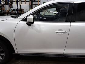 120-10354l Mazda 2020 Cx-9 Left Driver Side Front Door Assembly Color White 25d