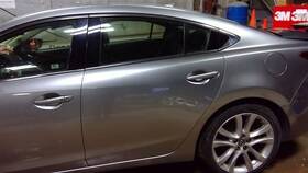 130-60468al Mazda Driver Left Rear Side Door Gray Fits 14-21 6 105486