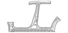 Tky8-71-271b Mazda Genuine Center Pillar And Rocker