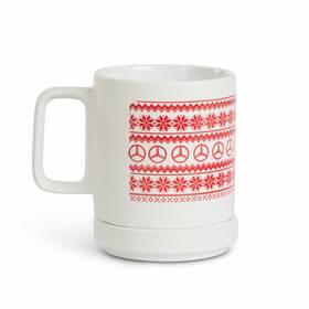 1540976-00 Mercedes-benz New Genuine Stackable Mug Cup White 12oz