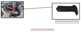 Mercedes-benz 165.mb1j20 Left Rear Quarter Moulding Oem 2020 Mercedes-benz Glc300 253 885 07 22