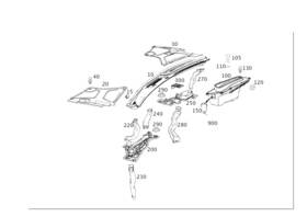 222-832-16-90 Mercedes-benz Genuine Drain Pipe