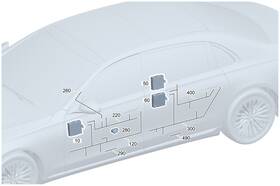223-900-03-37 Mercedes-benz Genuine Control Unit