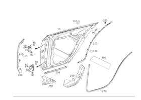 290-730-26-01 Mercedes-benz Genuine Impact Absorber