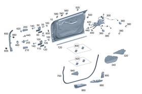 295-722-76-00 Mercedes-benz Genuine Bracing