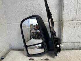 9108102502 Mercedes-benz Truck 2020 Sprintv25 Driver Left Side View Mirror Black Power Fold