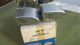C0mb-6422050-a Mercury Nos 1960 Monterey Parklane Montclair Door Lock Set No Keys C0mb