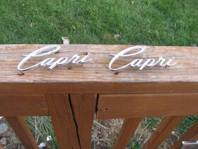 C6gb-54291a36-a Mercury 1966 Comet Capri Quarter Panel Script - Emblem