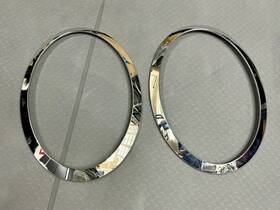 73o632cr Mini 730631cr F55 F56 F57 2020-2024 Chrome Headlight Trim Left Right /