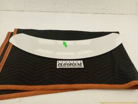 169-53125 Mini Cooper S R53 Hatchback Rear Trunk Deck Hatch Spoiler White Fits 2002-2006