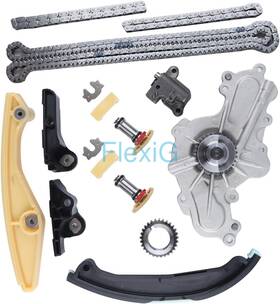 Dmbl3z  Misioek Timing Chain Kit With Water Pump Fit For 2011-2019 Ford Edge Explorer F150 Flex