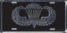 La08-22 Mitchell Proffitt Army Paratrooper Wings License Plate -