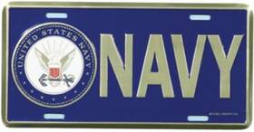 Ln02 Mitchell Proffitt U.s. Navy With Insignia License Plate