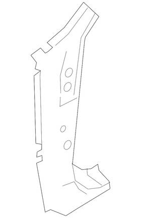 5311c164 Mitsubishi Genuine Hinge Pillar Reinforced