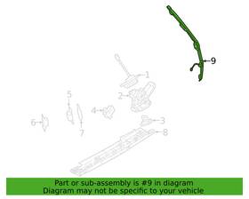 5813a193 Mitsubishi 5813a194 22-23 Outlander Tail Liftgate Anti-pinch Sensor Assembly Lh