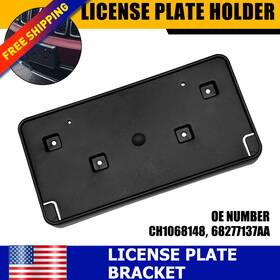 Wwd-xpd-19857 Mm Part For Jeep Grand Cherokee 2017-2023 Front License Plate Bracket Holder Bumper 1pcs