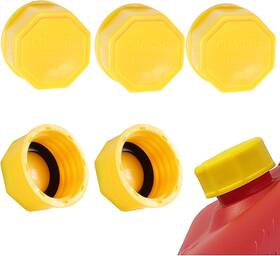 Xunl2024121319 Moicstiy 6 Pcs 5 Gallon Gas Can Cap Plastic Coarse Thread For Gasoline