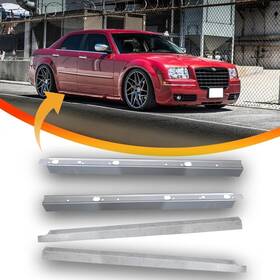 Mlipz-21gg Moosautoparts Slip-on Inner And Outer Rocker Panels For 2014-2020 Chevy Impala 4pc. Kit