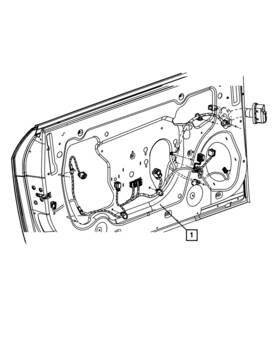 04607650ah Mopar Genuine Front Door Wiring Right 4607650ah