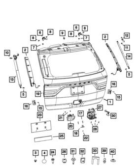 04816648ad Mopar Genuine Pinch Sensor Right 4816648ad