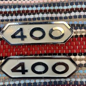 1564066 Mopar 1957 1958 1959 1960 1961 1962 1963 Dodge Truck 400 Fender Emblems Nos Oem