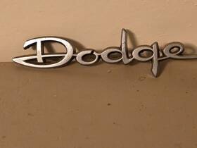 2449715 Mopar 65 Dodge Dart Hood Emblem Badge With All Mount Studs L K Nice Shape